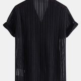 Textured Cuban Shirt