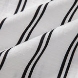 Linen Striped Shirt & Straight Leg Linen Pants Set
