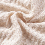 Short Sleeve Knitted Waffle Cuban Shirt & Crinkle Textured Pants Set
