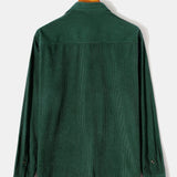 Long Sleeve Button Up Corduroy Shirt