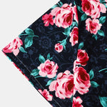 Rose Print Revere Shirt