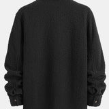 Teddy Fleece Button Up Shirt
