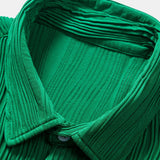 Wave Textured Button Up Shirt