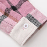 Plaid Corduroy Patchwork Shirt
