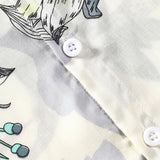 Viscose Floral Print Button Up Shirt