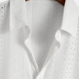 Jacquard Textured Button Up Shirt