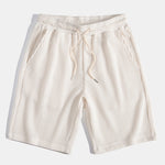 Waffle Shirt & Drawstring Waffle Shorts Set