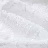 Embroidered Floral Cuban Shirt & Straight Leg Linen Pants Set