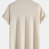 Waffle Button Up Shirt