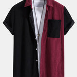 Two Tone Corduroy Shirt