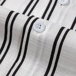 Linen Striped Shirt & Straight Leg Linen Pants Set