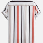 Striped Shirt & Swim Shorts Set