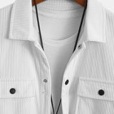 Corduroy Overshirt with Pockets