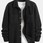 Teddy Fleece Button Up Shirt