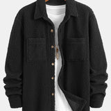 Teddy Fleece Button Up Shirt