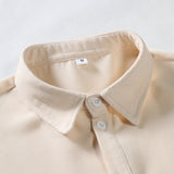 Waffle Polo Collar Shirt