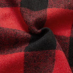 Teddy Lined Flannel Plaid Hooded Shirt