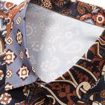 Paisley Patchwork Print Button Up Shirt