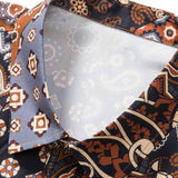 Paisley Patchwork Print Button Up Shirt