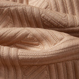 Texture Jacquard Shirt & Shorts Set