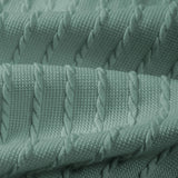 Muscle Fit Stand Collar Knitted Ribbed Shirt