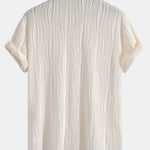 Wave Textured Button Up Shirt