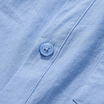 Long Sleeve Linen Henley Collar Shirt