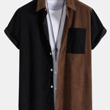 Two Tone Corduroy Shirt