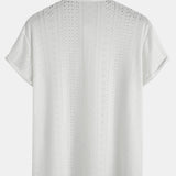 Jacquard Textured Button Up Shirt