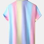 Ombre Print Cuban Shirt