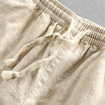 Linen Short Sleeve Shirt & Linen Cotton Blend Cropped Pants Set