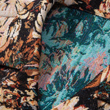 Painted Floral Jacquard Cuban Shirt