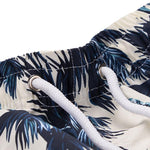 Palm Tree Print Shirt & Swim Shorts Set