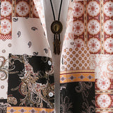Paisley Baroque Scarf Print Button Up Shirt