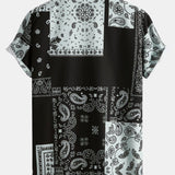Paisley Patchwork Print Shirt