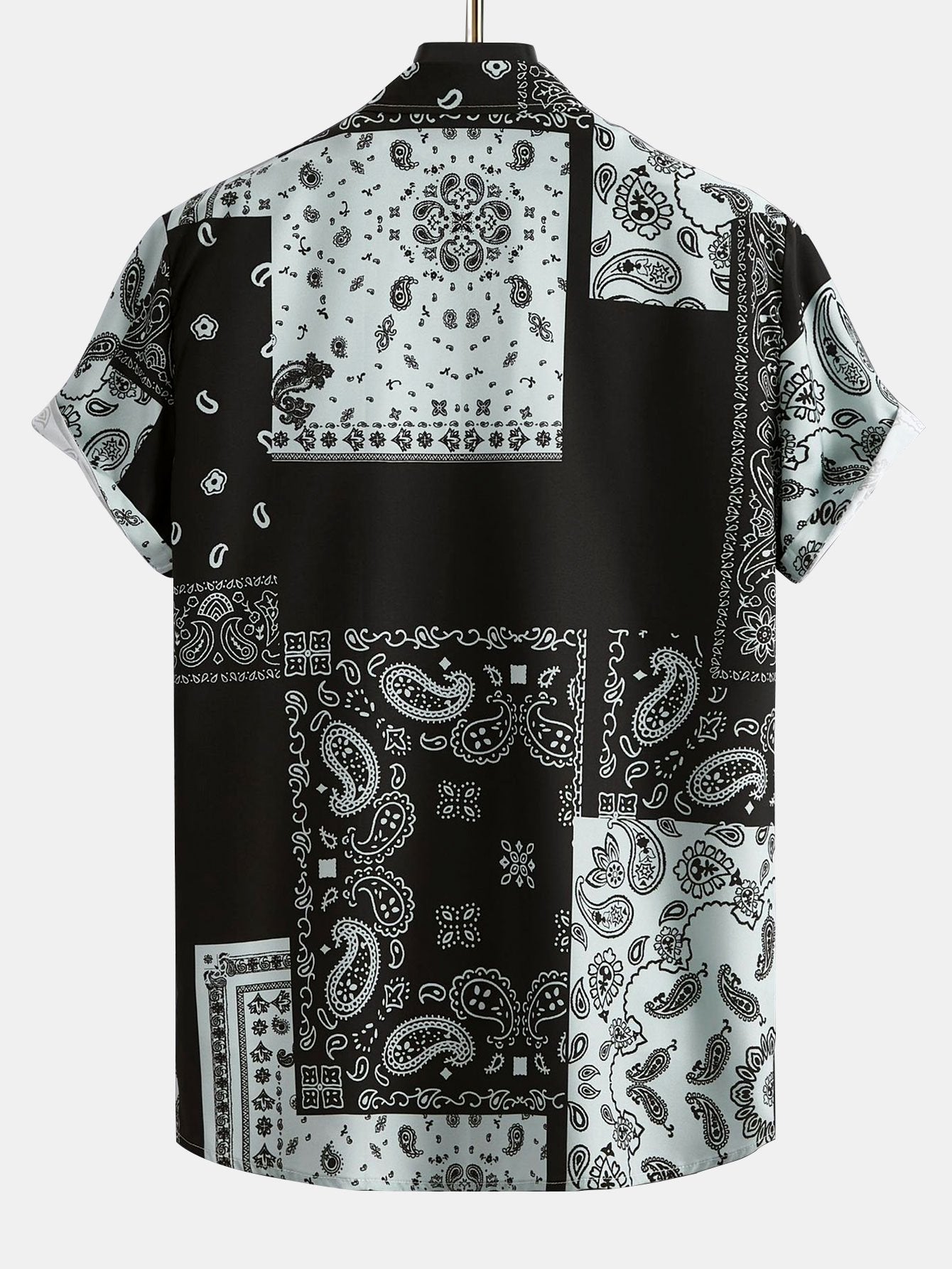 Paisley Patchwork Print Shirt