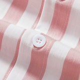 Striped Stand Collar Shirt
