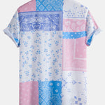 Paisley Floral Print Button Up Shirt