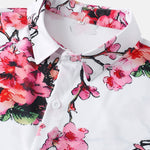 Floral Print Shirt & Swim Shorts Set
