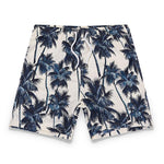 Palm Tree Print Shirt & Swim Shorts Set