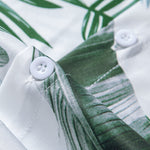 Leaf Print Shirt & Swim Short Set