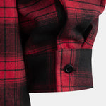 Fleece Lined Plaid Hooded Shirt