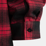 Fleece Lined Plaid Hooded Shirt