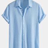 Textured Button Up Shirt