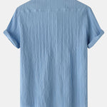 Textured Button Up Shirt