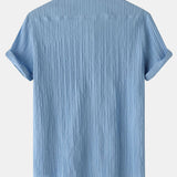 Textured Button Up Shirt