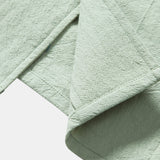Textured Cotton Revere Shirt & 5" Shorts Set