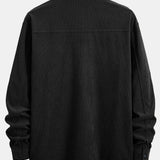 Corduroy Overshirt with Pockets
