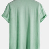 Short Sleeve Corduroy Revere Shirt