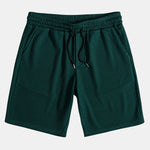 Muscle Fit Ribbed Half Zip Polo & Shorts Set